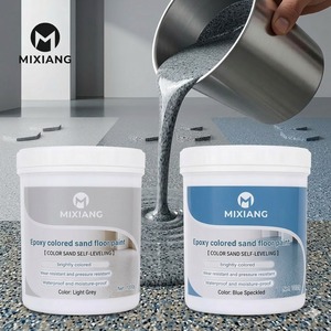 Mi Xiang Epoxide Colored Sand Floor Paint Bright Color Wear Resistant Waterproof Anti-Slip Pressure Resistant Commercial Coating - Product Image 3