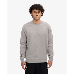 Men's Plain Garment-Dyed Casual <b>Long</b> Sleeve <b>Sweatshirt</b> Cozy Men's Faded Pullover Sweater Warm Fleece Crew <b>Sweatshirt</b> - Product Image 1