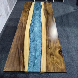 Tabla de Cortar Multiusos de Resina y Madera, Tabla de Cocina Epoxi para Cortar Carne, Verduras, Pan y Queso - Product Image 6