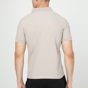 Chemises polo pour hommes de haute qualité, logo personnalisé, design classique, motif uni, tricotées, fabricant OEM, chemises polo OEM du Pakistan - Product Image 3