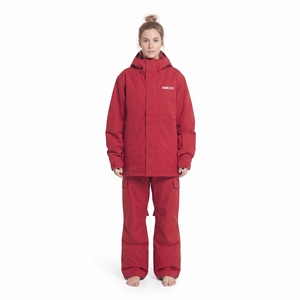 Traje de esquí holgado para mujer, impermeable, resistente al viento, cálido, chaqueta y pantalones para snowboard, ropa deportiva para exteriores - Product Image 1
