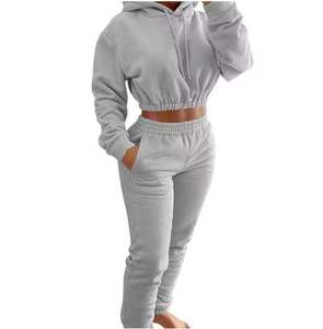 Conjuntos de Ropa Urbana de Algodón para Mujer al por Mayor, Tops Cortos de Corte Regular, Ecológicos, con Logotipo Personalizado, MOQ Bajo de 2 Piezas, Precio de Fábrica para Compradores de EE. UU. - Product Image 2