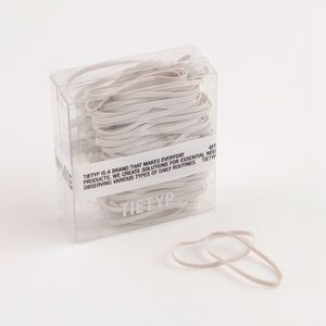 Coleteros TIETYP, Bandas Elásticas de Goma de Color Sólido, Minimalistas y Modernas para Uso Diario, Paquete para Mujer, Empaquetado en Cartón, Hecho en Corea - Product Image 1