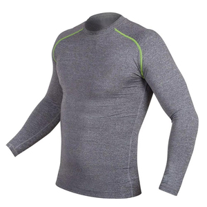 Customize Your Own Logo Heat-Transfer Printed Breathable Full Sleeve <b>Compression</b> MMA Rash Guard Spandex/Polyester for Online - Product Image 2