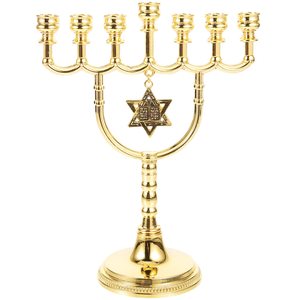 Ménorah décorative en aluminium écologique avec finition haut de gamme pour les événements festifs, les cérémonies religieuses et les célébrations familiales - Product Image 1