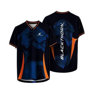 Camiseta de Fútbol Deportiva Transpirable con Estampado por Sublimación, Diseño Sólido, Personalizada, Retro, con Nombre del Equipo, Antibacteriana, Anti-UV - Product Image 1