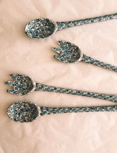 Natural wood <b>salad</b> server spoon fork set eco friendly wooden serving utensils kitchen <b>salad</b> <b>tool</b> utensils natural kitchen <b>tools</b> - Product Image 4