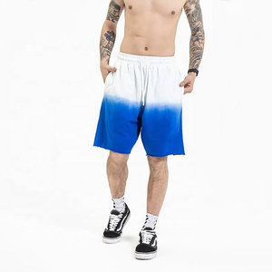 Nouveau style tendance, short décontracté pour homme à taille élastique, séchage rapide, respirant, écologique, couleur unie, logo personnalisé, quantité en gros - Product Image 6