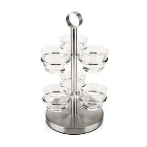 Popular Soporte de 6 Niveles de Acero Inoxidable para Aperitivos, Exhibidor Desmontable para Servir Nueces, Ideal para Bodas y Fiestas - Product Image 5