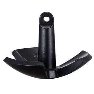 Ancora a Fungo da 30 libbre per Barche, Impressionante Ancora Marina in Ghisa con Rivestimento in Vinile Nero per Imbarcazioni di 30 piedi - Product Image 1