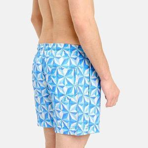 Shorts de sport pour hommes, shorts décontractés pour hommes, shorts basiques unis pour hommes avec logo brodé effet usé - Product Image 5