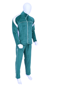 Top Selling 2026 Custom <b>Velour</b> <b>Tracksuit</b> Plus Size Casual Solid Premium Soft Touch Warm 2-Piece Full-Zip Jogging Set for Men - Product Image 5