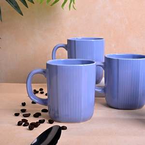 Juego de 6 Tazas de Café de Cerámica Esmaltada Azul Océano, 400ml/600ml, Estilo Nórdico, Diseño de Taza Personalizado - Product Image 3