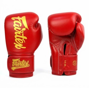 ถุงมือชกมวยคุณภาพสูงยี่ห้อ Fairtex รับผลิตตามแบบ พร้อมโลโก้และดีไซน์เฉพาะ สำหรับมวยไทยมืออาชีพ ทำจากหนังแท้สำหรับการฝึกซ้อม - Product Image 4