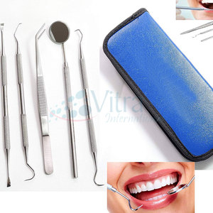 Kits de détartrage dentaire manuels en acier inoxydable de qualité supérieure - Finition lisse, robustes, réutilisables et écologiques pour les soins dentaires - Product Image 4