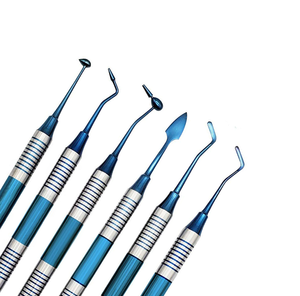 Instruments dentaires ergonomiques manuels pour composites, poignée d'élévateur parodontal réutilisable en acier inoxydable CE - Product Image 4