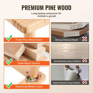 Tavolo sensoriale in legno a due lati per bambini tavolo da attività antiscivolo piedi per interni/esterni disegno regalo per studio - Product Image 4