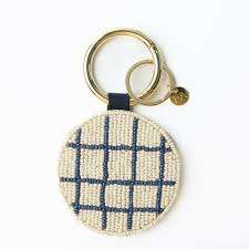 Handmade Floral Seed Bead Embroidered <b>Keychain</b> Stylish Fish New Designer Beaded <b>Keychain</b> with Classic Indian Embroidery Style - Product Image 2