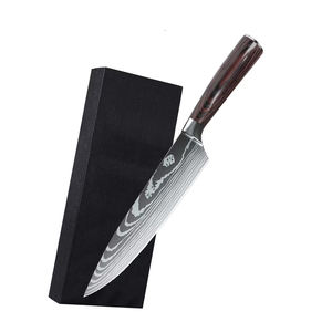 Juego de Cuchillos de Chef de Acero de Damasco Premium, Colección de Cuchillos de Cocina Profesionales para Servicios de Catering en Hoteles y Restaurantes, y Cocina Doméstica - Product Image 5