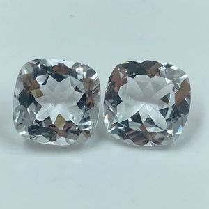 Top Quality White <b>Colour</b> Natural White Topaz Loose Gemstone 27.41CTS 14mm Custom Cut for Jewelry Making - Product Image 1