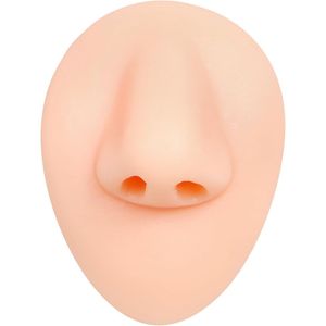Modello di Naso in Silicone per Pratica di Trucco Permanente con Parti del Corpo per Esercitazioni di Piercing - Product Image 2