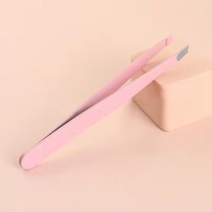 Ensemble de pinces à cils en acier inoxydable, outils de maquillage de précision à pointe lisse, 5 couleurs, soin professionnel des sourcils et des cils - Product Image 6