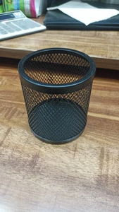 Organisateur de stylos en fer noir mat - Product Image 3