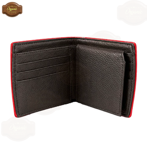 Modern Edge Leather Bifold <b>Wallet</b> | Genuine Leather Slim <b>Wallet</b> for Men | <b>RFID</b> Blocking Minimalist Front Pocket <b>Wallet</b> OEM ODM - Product Image 4