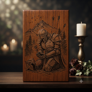 <b>Wooden</b> Memorial Plaque Custom Remembrance <b>Sign</b> Engraved Tribute Board for Grave Marker Sympathy Gift - Product Image 3