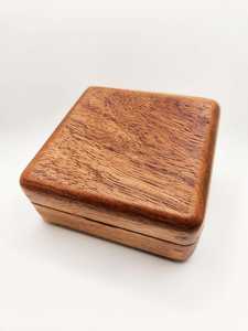 Minimalist wooden jewelry box Rectangular <b>storage</b> organizer Single tier ring necklace holder Bedroom jewelry organizer Box - Product Image 5