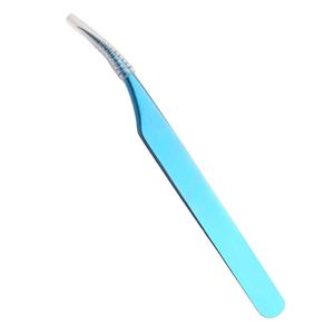 Beauty lady-Pinzas de extensión de pestañas, pinzas de pestañas recubiertas de titanio azul, pinzas de volumen en forma de C - Product Image 1