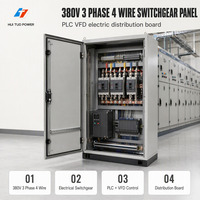 Tableau de distribution électrique 380V triphasé 4 fils avec PLC/VFD