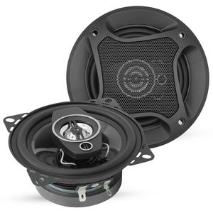 Coppia di Altoparlanti Stereo per Auto da 250W, 4 Pollici, Coassiali a 2 Vie con Subwoofer e Tweeter, Montaggio Rapido e Universale per Portiere/Pannelli Laterali, Suono Profondo - Product Image 1