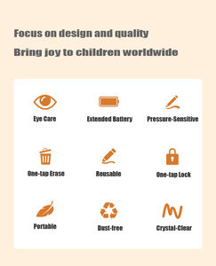 ZGBROTHERS Bloc-notes LCD portable de 8,5 pouces avec adhésif, cadeaux de Noël pour enfants, tablette de dessin numérique, garantie 1 an - Product Image 3