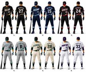 Premium Baseball Uniform Custom Design Jersey and Pants Set - Product Image 4