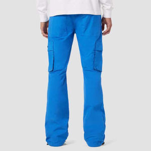 Pantalones Cargo Kick Flare para Hombre, Color Personalizado, Cintura Media, Detalles de Bolsillos Funcionales, Lavado de Color, Ecológicos e Impermeables - Product Image 2