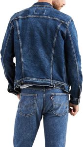 Veste en jean d'hiver pour homme, décontractée, boutonnée, couleur unie, coupe classique, coupe-vent, délavée à l'acide, 100 % coton, séchage rapide - Product Image 6