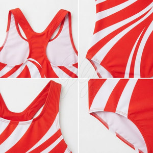Traje de baño con volantes para niñas, traje de baño de una pieza para niños, ropa de playa elegante para verano, para piscina y vacaciones - Product Image 6