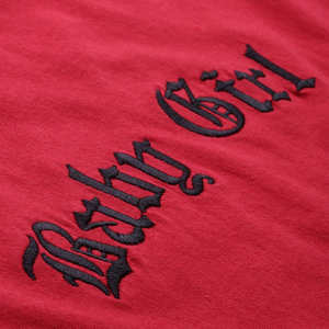 T-shirt en coton graphique rouge pour femme, décontracté, à manches courtes, imprimé, printemps, écologique, respirant, séchage rapide - Product Image 6