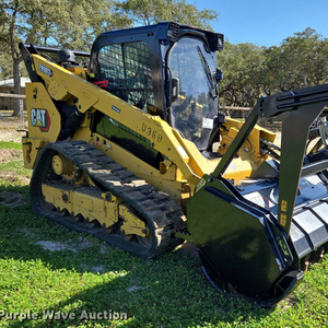 CAT 299D3 XE Skid Steer Loader Forestry Mulcher Brush Cutter High Performance Land Clearing Equipment Heavy Duty <b>Machine</b> Durable - Product Image 1