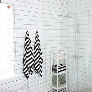 Serviette de bain en coton de style premium, tissu doux et absorbant, pour salle de bain, visage, hôtel, maison, textile de maison, grande serviette de bain en coton - Product Image 2