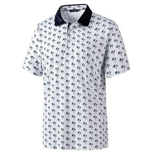 Polo de golf pour homme, vêtements de sport de plein air, tissu respirant confortable, polo de golf imprimé - Product Image 1