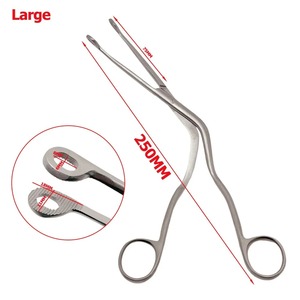 Pinzas de Intubación Magill Reutilizables de Alta Calidad, Instrumento Médico de Acero Inoxidable de Grado Quirúrgico para Uso Hospitalario y Clínico - Product Image 5
