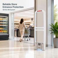 Système de portique de sécurité acoustomagnétique EAS 58KHz pour la prévention des pertes en magasin, équipement de sécurité anti-vol pour les magasins