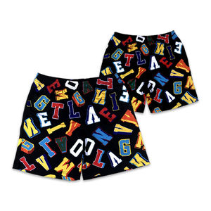 Pantalones Cortos de Malla para Hombre, Diseño Nuevo, Verano 2026, 100% Poliéster, Casuales, Sólidos, Ecológicos, con Logotipo Frontal, Transpirables, para Playa, Personalizables, Venta al Por Mayor - Product Image 3