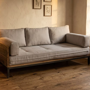 Arga Solid <b>Wood</b> <b>Sofa</b> Scandinavian Style Upholstered <b>Sofa</b> for Apartment Living Room and Hotel Furniture - Product Image 4