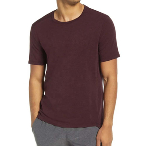 เสื้อยืดผู้ชาย คอโอ ผ้าฝ้าย 100% สวมใส่สบาย ทรงปกติ ระบายอากาศได้ดี แห้งเร็ว คุณภาพสูง น้ำหนักเบา แบบเรียบ สามารถปรับแต่งได้ - Product Image 1