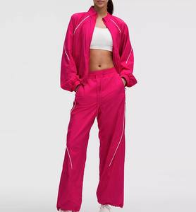 Chaqueta Cortavientos de Nailon Personalizada para Mujer, Conjunto Deportivo Informal, Chaqueta Deportiva Ligera para Mujer - Product Image 1