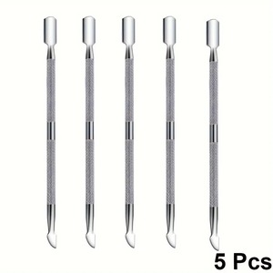 BAFA SURGICAL INSTRUMENTS – Kit de repousse-cuticules double embout en acier inoxydable, réutilisable, outil de manucure double tête argenté - Product Image 6