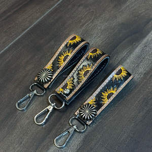 LLavero de cuero de vaca genuino, correa de muñeca creativa con Clip para llave, novedad, personalizado, para mujer - Product Image 5